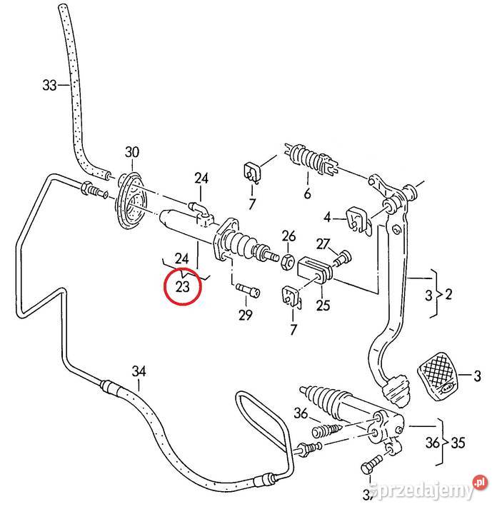Audi 80 Cabrio 20 115 ABK Pompka sprzęgła Motoryzacja Dębica sprzedam