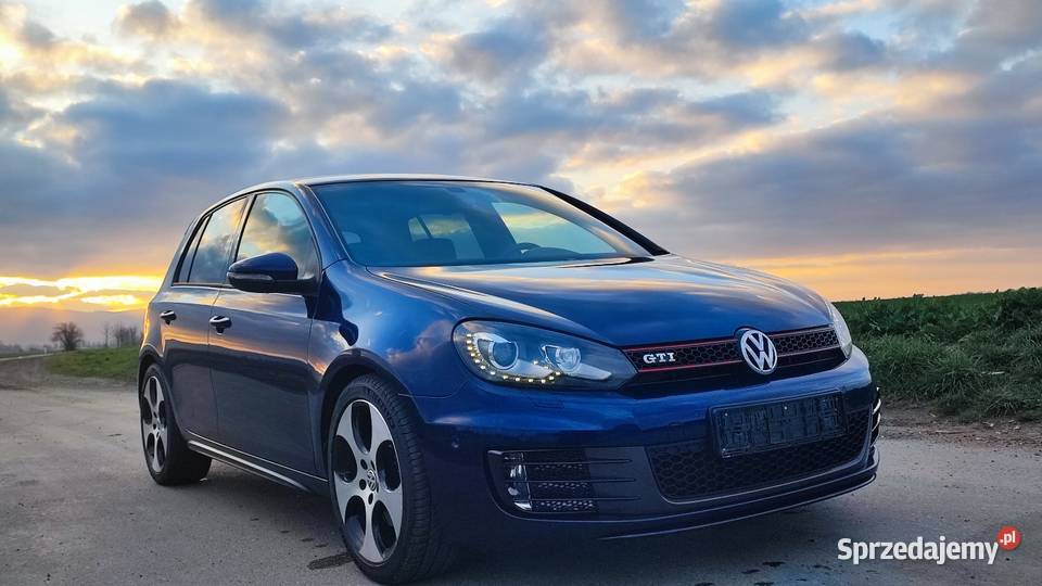 VW Golf GTI 20T 211 serwis możliwa zamiana niebieski Braszowice
