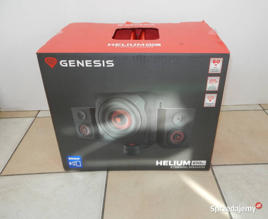 Zestaw głośników 21 Genesis Helium 610 BT Leżajsk