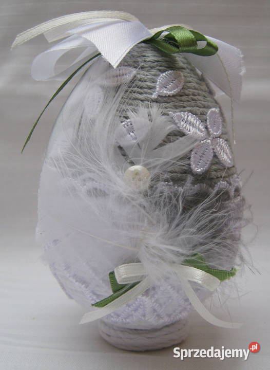Stroik Wielkanocny Jajko Ozdobne XL Rękodzieło Kraków sprzedam
