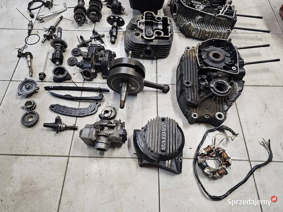Cagiva Ala Rossa 350 silnik części wał kapa Jelenia Góra