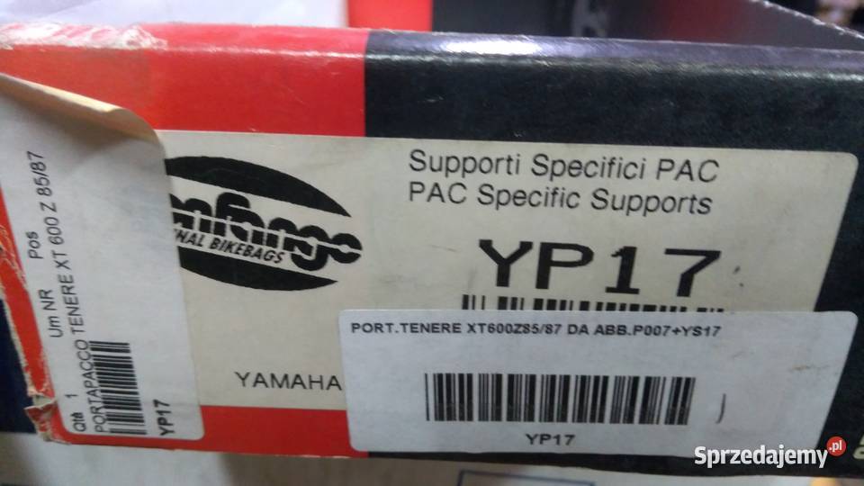 Stelaż kufra bagażnik NONFANGO Yamaha XT 600 Bielsk Podlaski