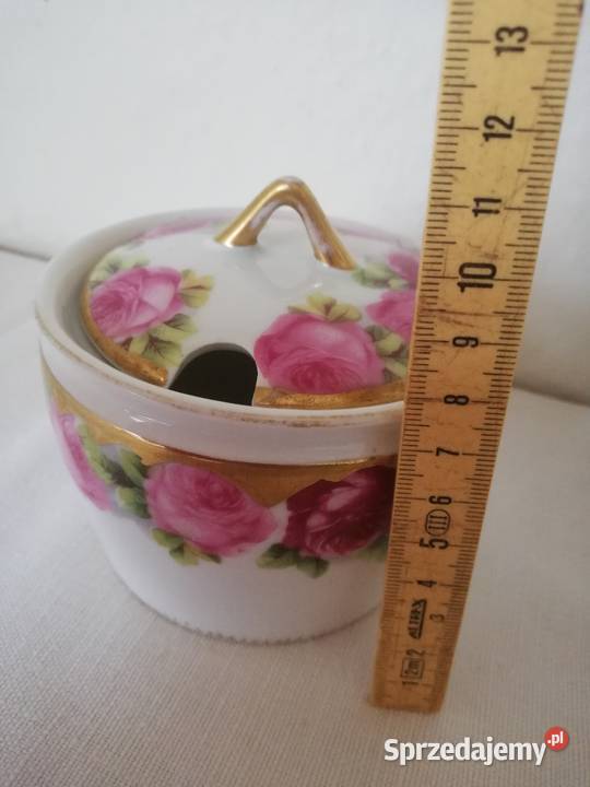 Cukiernica Rosenthal róże Porcelana i szkło małopolskie Gorlice