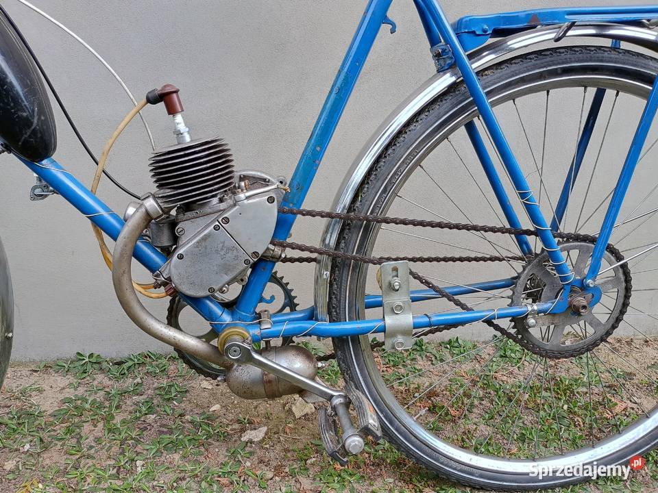 Rower z silnikiem KO D4 1957r zabytkowy Kurzętnik