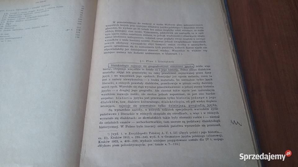 Dialekty języka polskiego Kazimierz Nitsch pomorskie Gdańsk sprzedam