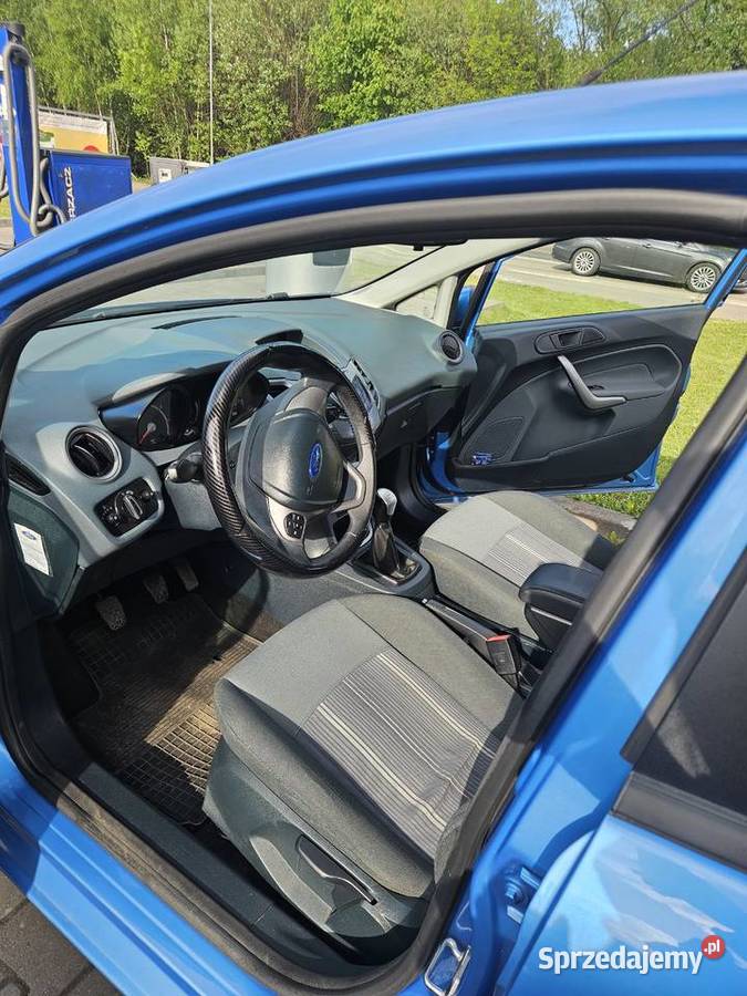 Ford Fiesta Mk7 125 60kW 2009 niebieski Piekary Śląskie