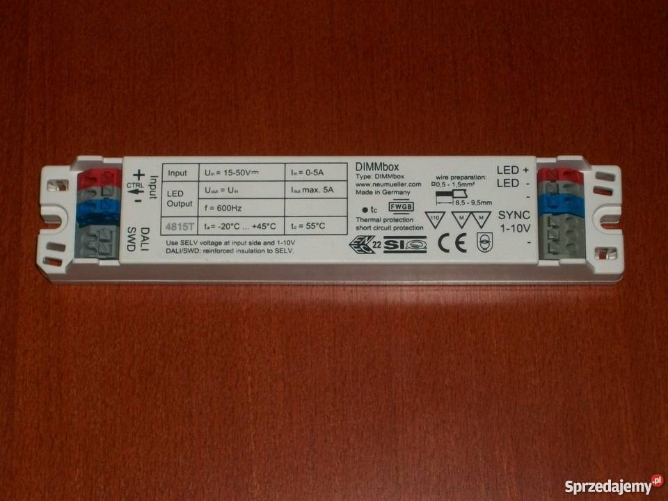 UWAGA OKAZJA 50 Zasilacz LED DIMMbox 15 50 V DC Łódź