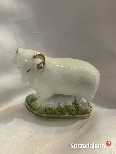 Porcelanowa figurka barana Ćmielów ręcznie Pozostałe małopolskie Kraków