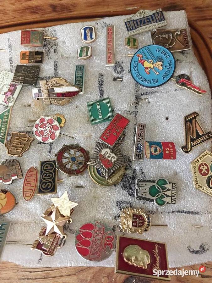 Zapinki kolekcjonerskie śląskie Częstochowa