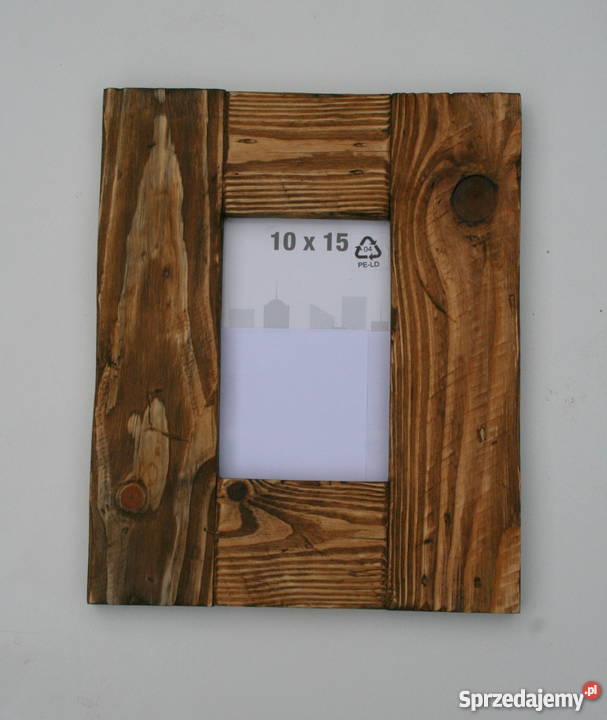 Tablica na zdjęcia drewniana rustykalna ramka Mielec