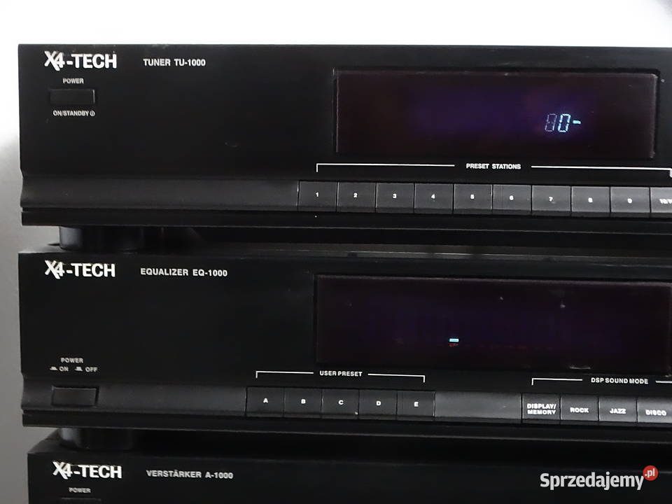 Wieża Segmentowa X4Tech Zestaw Audio Korektor Wieże i miniwieże