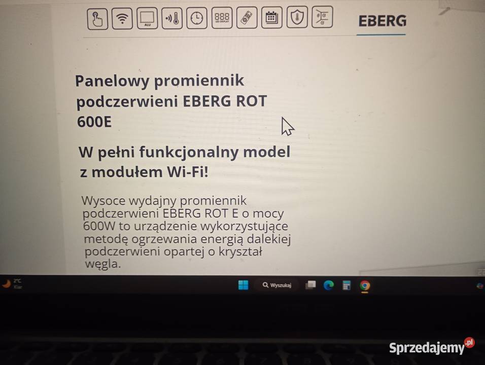 Grzejnik na podczerwień WiFi pilot 600watt dolnośląskie Wrocław