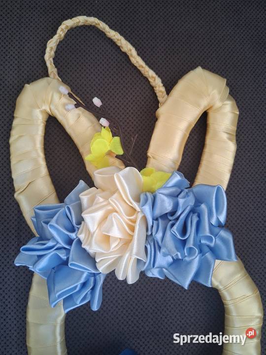 Wianek wielkanocny żółty Wianki Tyczyn