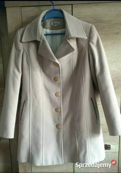 Płaszcz damski L40 brązowy/beżowy Chojnice sprzedam