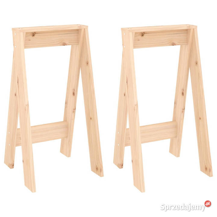 Stołki 2 40x40x75 lite drewno sosnowe WM823669 Warszawa sprzedam