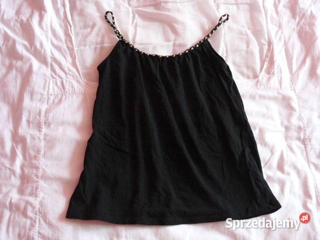 Inextenso czarny top na ramiaczkach XS Rozmiar 34(XS) Moda i Styl Rzeszów