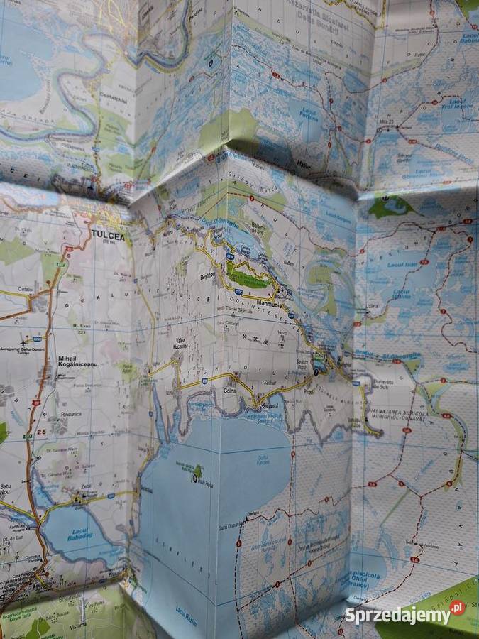 Delta Dunaju Delta Dunarii 1150 000 tourist map Kraków