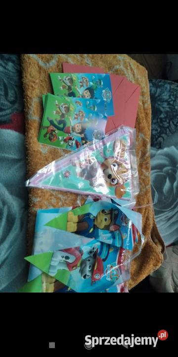 Zestaw duży urodzinowy Psi Patrol Akcesoria Świętajno