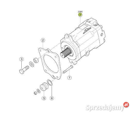 Claas Jaguar 970 hydromotor przyrządu żniwnego Pozostałe sprzedam