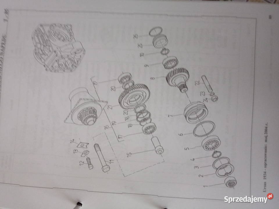 Katalog części zamiennych URSUS 1934 1734 Warszawa