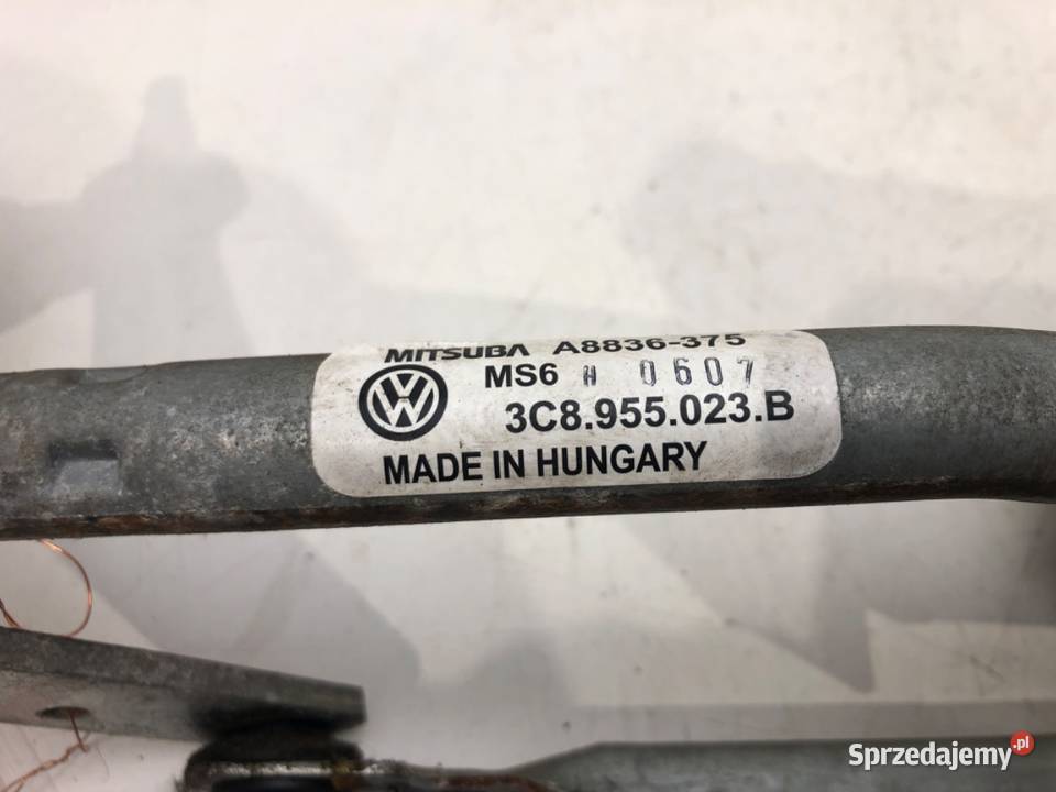 MECHANIZM WYCIERACZEK PRZÓD VW PASSAT CC B6 sprzedam