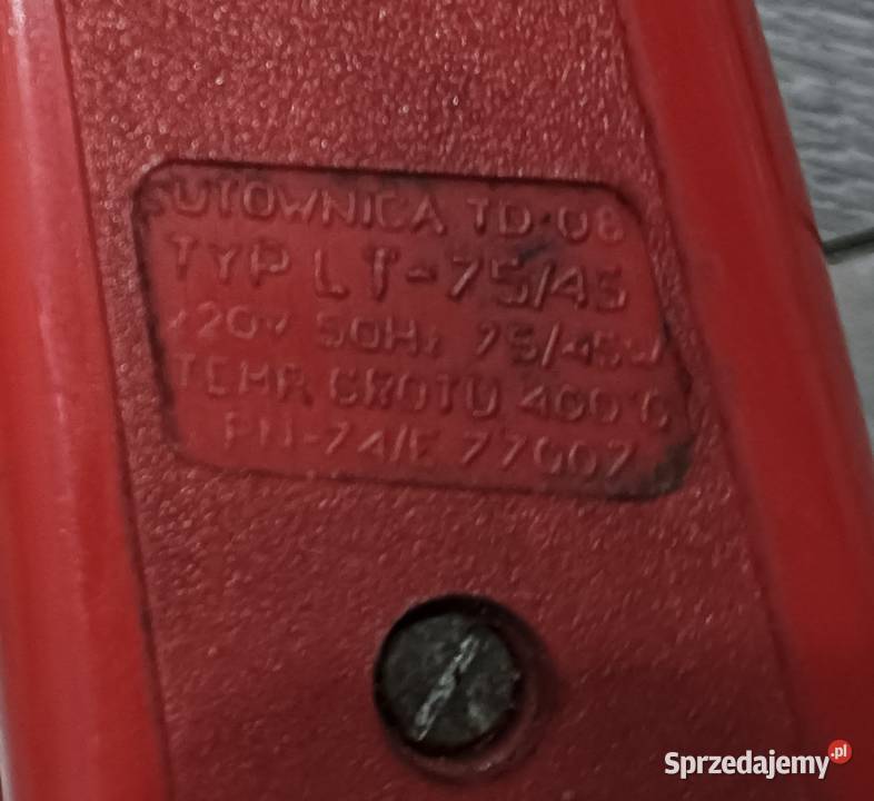 Lutownica Transformatorowa PRL 7545W 220V Wałbrzych