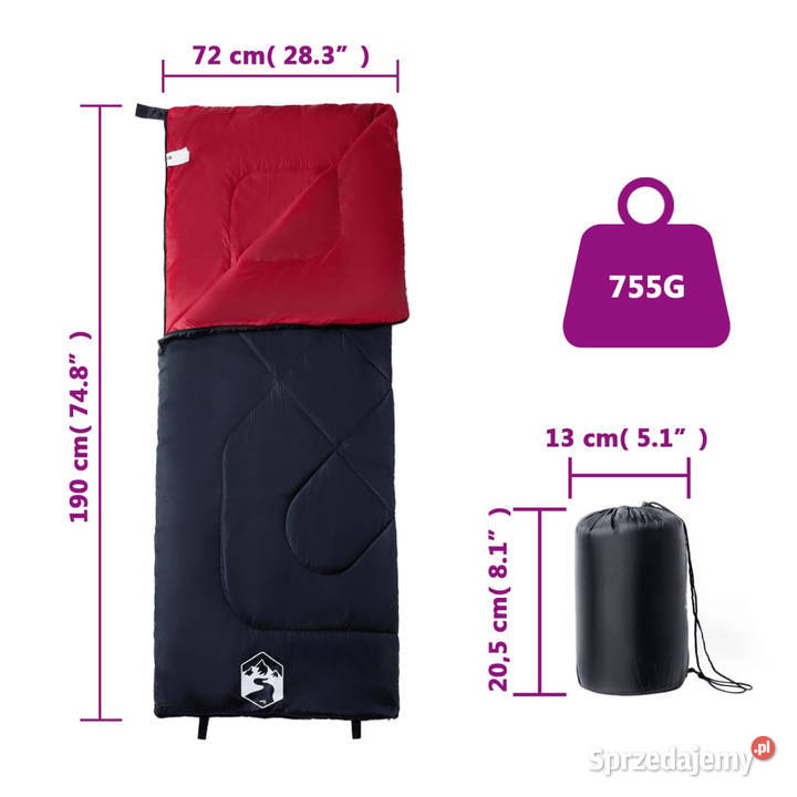 Śpiwór dorosłych na 3 pory roku WM94454