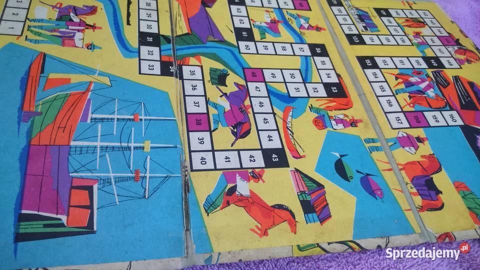 Plansze do 2 starych gier planszowychpamiątka Tuszkowo