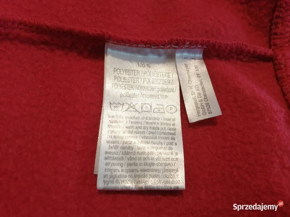 Bluza polarowa rozpinana ciepła z kapturem 116 Czeladź