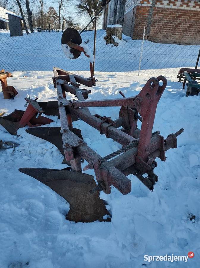 Pług 4skibowy grudziądz sprawny nieuszkodzony lubelskie Sobieska Wola Druga