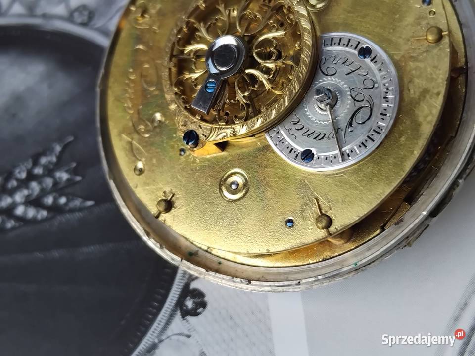 Szwajcarski budzik firmy Meuron et Comp 1780 Zegarki i Biżuteria Wagowo