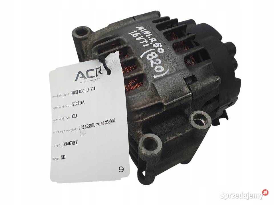 ALTERNATOR Mini Cooper R50 R53 16 VTI Chełm