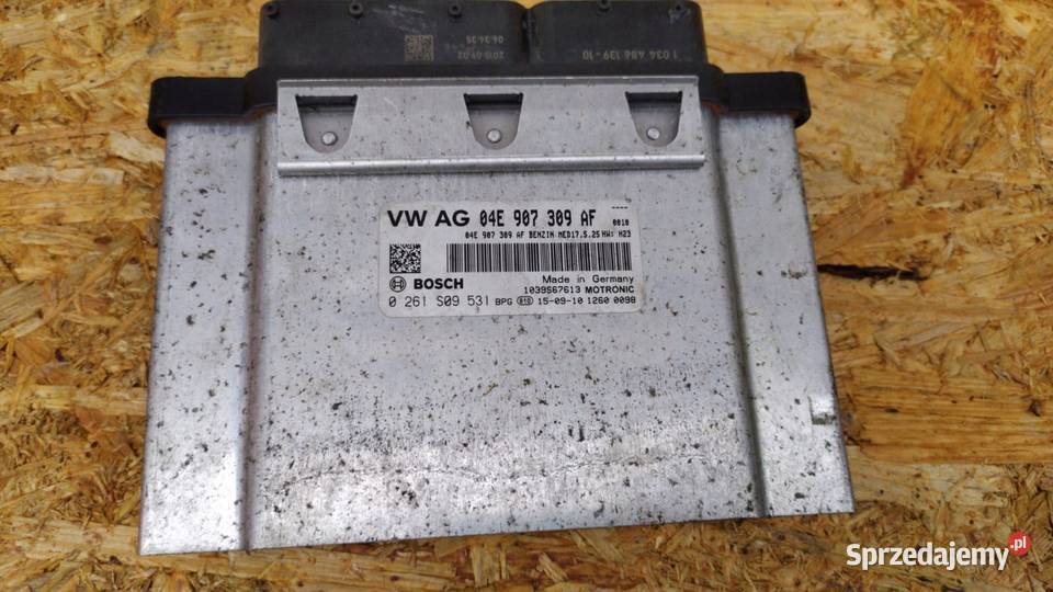 KOMPUTER STEROWNIK SILNIKA 12 TSI VW 04E907309AF osobowe Gliwice sprzedam