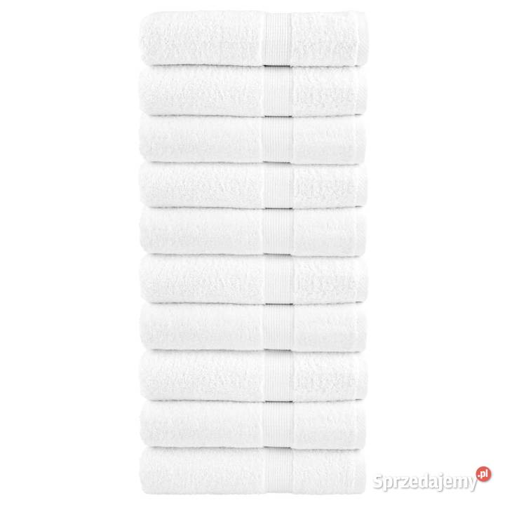 Ręczniki premium SOLUND 10 białe 70x140 600 g