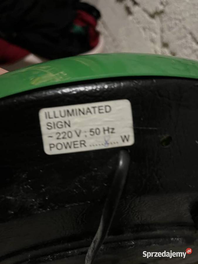 Kaseton Lech reklama świecąca zabytek piwo Ostrów Wielkopolski sprzedam