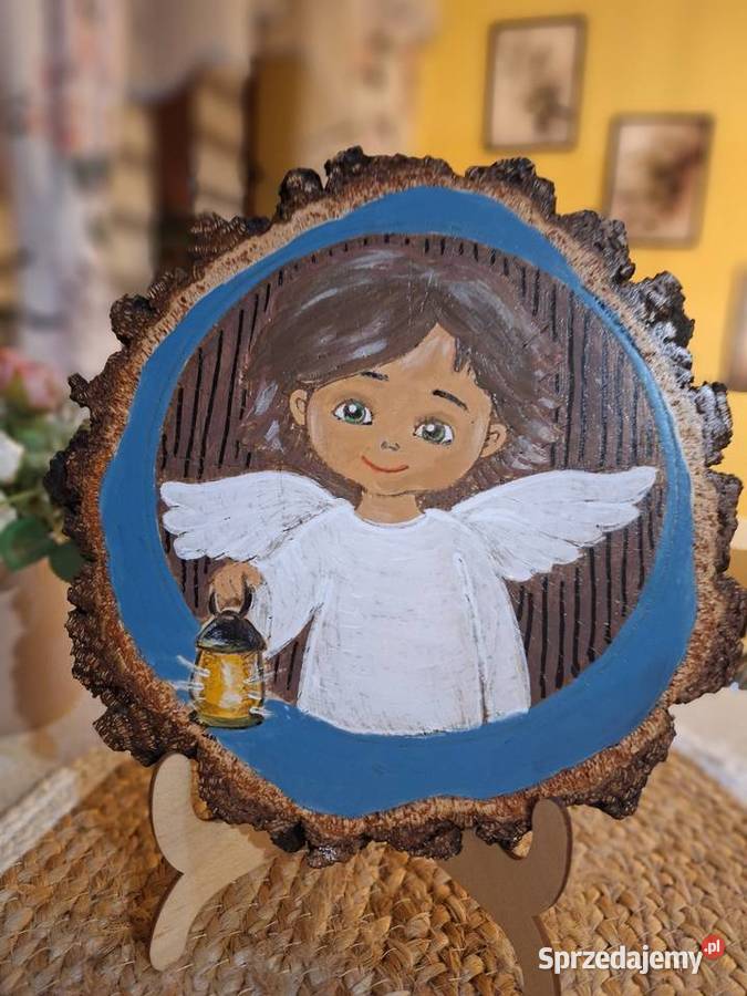 Obraz malowany ręcznie na drewnie Obrazki i obrazy podkarpackie