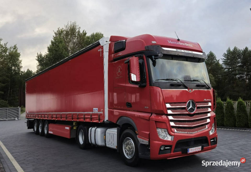 Mercedes Actros 1851 Big Space Piękny Schmitz Samochody ciężarowe Daleszyce