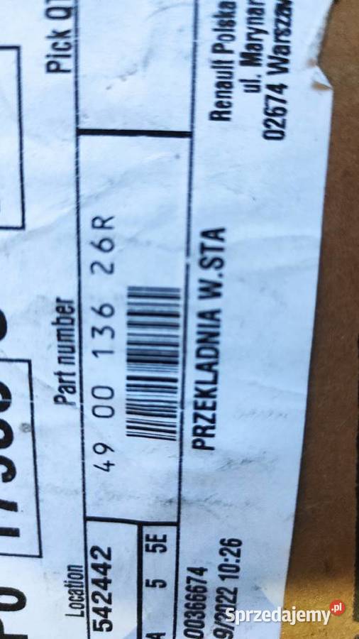 Przekładnia kierownicza nowa oryginał Clio Rok produkcji 2025 Elbląg sprzedam