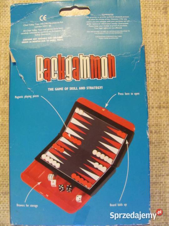 Tryktrak backgammon gra planszowa magnetyczna lubelskie Zamość sprzedam