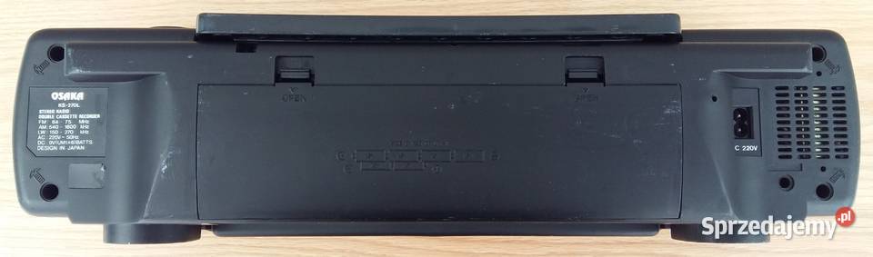 Radiomagnetofon przenośny na kasety OSAKA KS270L Gliwice