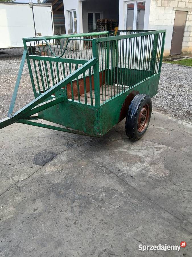 Wózek dwukółka możliwość transportu Agromasz Przyczepy rolnicze Wojciechów-Kolonia Piąta