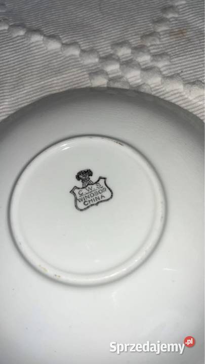 Spodek Syg Windsor C W S Biała porcelana z Gdańsk