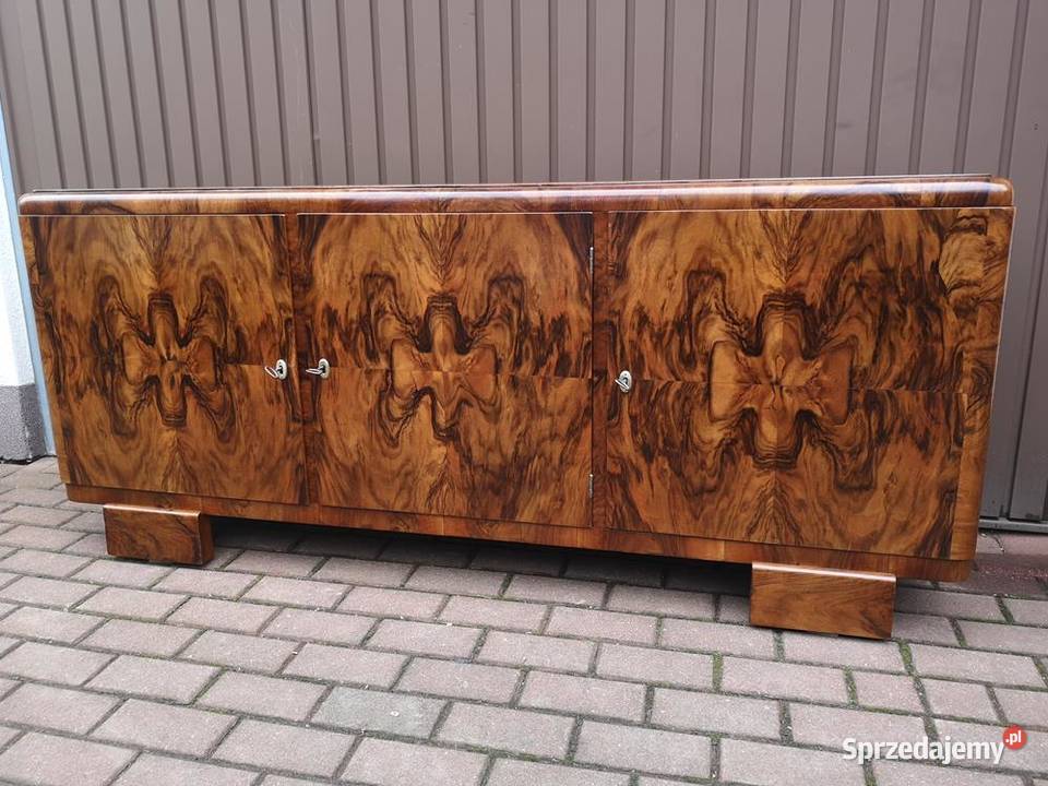 Komoda ARTDECO Orzech RTV Niska 180 Zgrabna Swarzędz