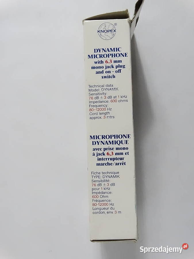 Nowy Mikrofon Dynamiczny KNOPEX Idealny do Biłgoraj