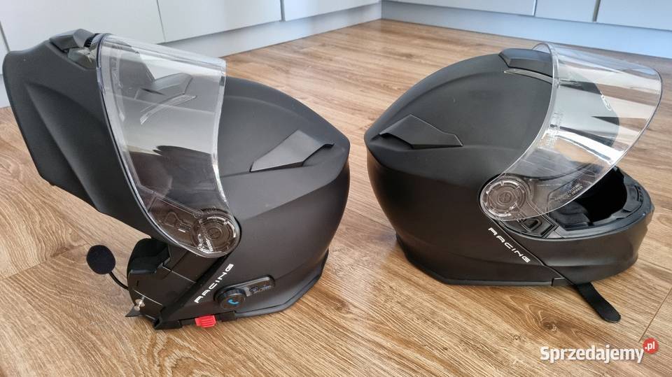 Kask motocyklowy NEX RACING z interkomem rozmiar