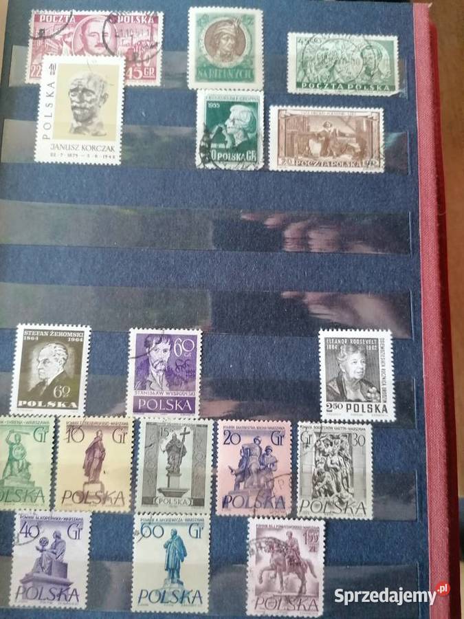 Album czerwony że znaczkami z lat 6070 cz 1 Kraków