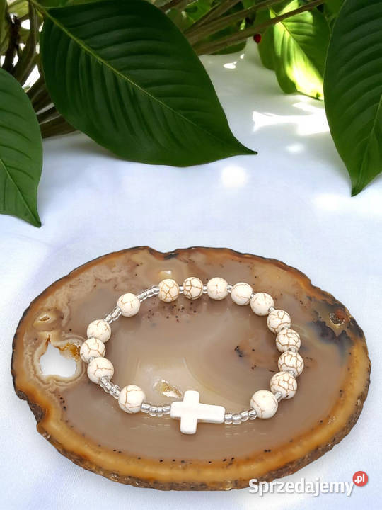 Bransoletka różaniec dziesiątka różańca z Warszawa