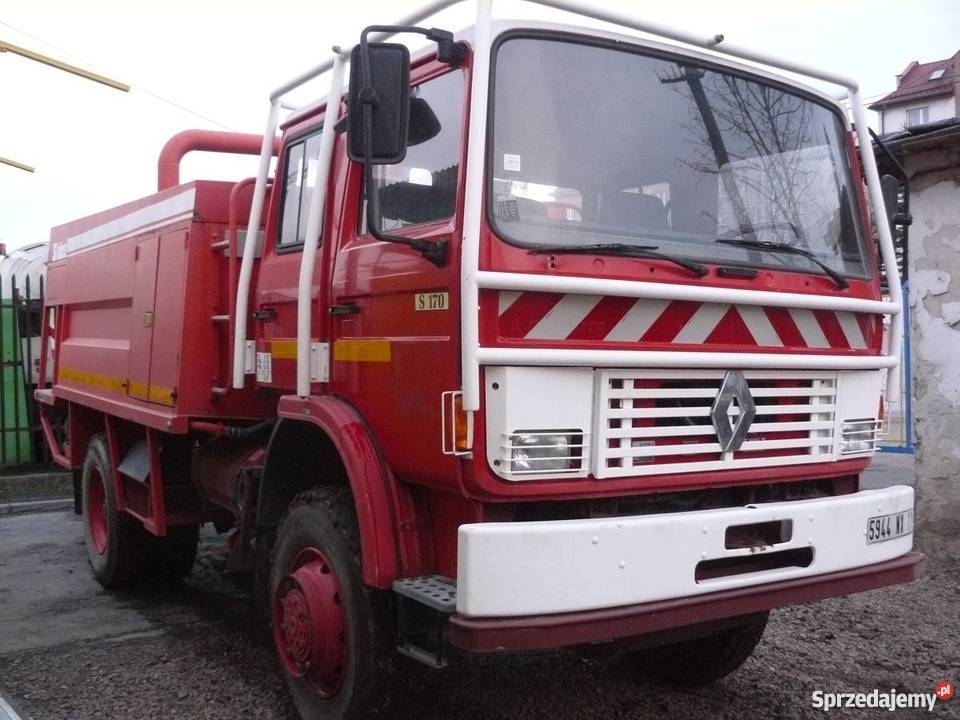 4x4 Wóz strażacki Renault S170 4x4 1993 zab Kraków sprzedam