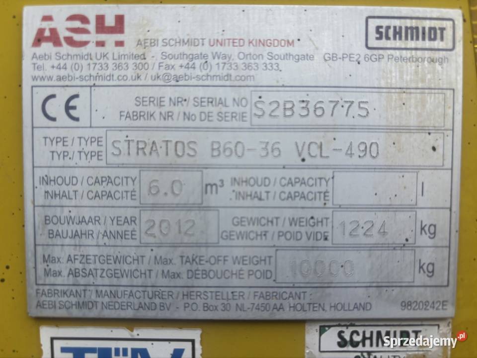 Mercedes Axor 1824 4x2 2012 Piaskarka solarka Ropczyce