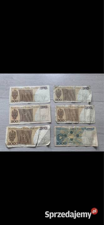 Banknoty z czasów PRL Wrocław